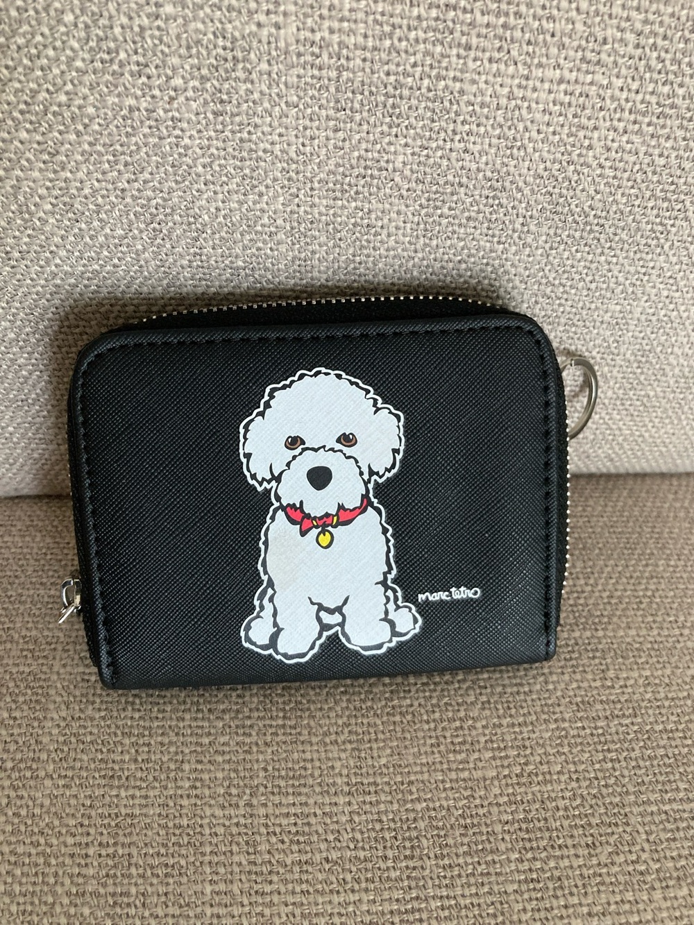 Black Dog Wallet - Compact Pet Themed Card Holder
